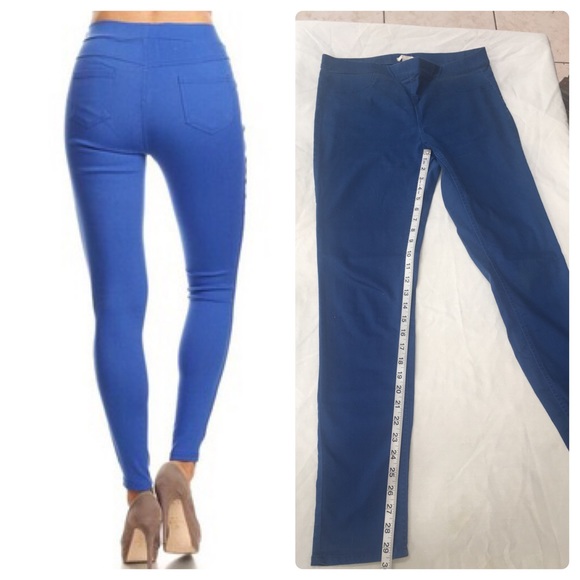 H&M Denim - H&M Skinny Cobalt jeans